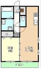 ハピネス光Ⅱの間取り画像