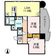 プライムコートの間取り画像