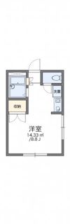 レオパレス秋桜の間取り画像