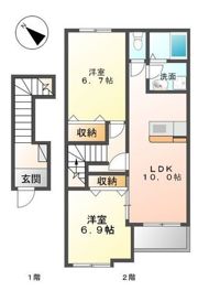 ラ・ファミールの間取り画像