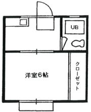 光コーポの間取り画像