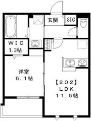 belle douceの間取り画像