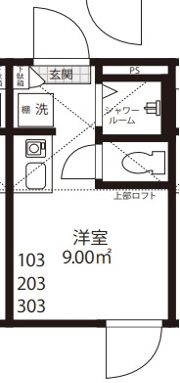 スマイエ北新宿の間取り画像