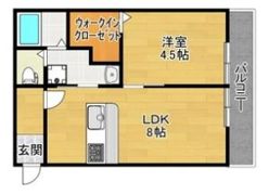東花園コーポの間取り画像