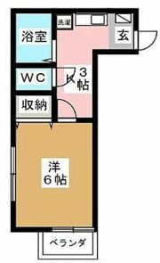 コーポラス前田の間取り画像