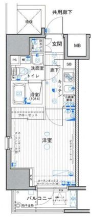 パークウェル蔵前の間取り画像