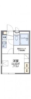 レオパレス杉山の間取り画像