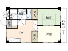 ハイタウン庚午北の間取り画像
