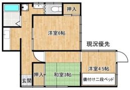 細木貸家の間取り画像