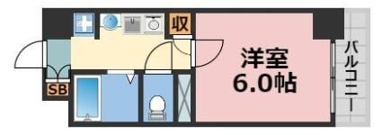 エステムコート心斎橋アルテールの間取り画像