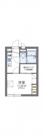 レオパレス豊Ⅱの間取り画像