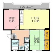 ポイント新開ハイツの間取り画像