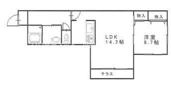 メゾンカワシロの間取り画像