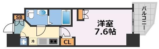セレニテ堺筋本町リアンの間取り画像