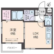 アムス山王（旧ガーデンフラッツ山王）の間取り画像