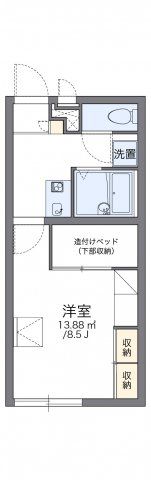 レオパレスMIRE Ⅱの間取り画像