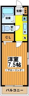 クルーズ和泉の間取り画像