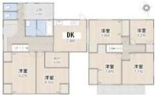 名和町前郷戸建貸家の間取り画像