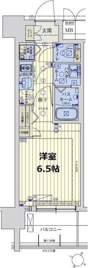 スワンズシティ大阪城北詰の間取り画像