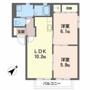 ファミールフジの間取り画像