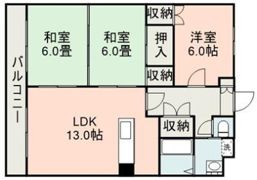 アムール月出の間取り画像