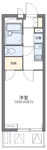 レオパレスコモディタの間取り画像