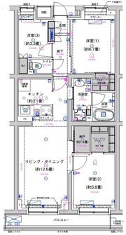 サステナブランシェ本行徳の間取り画像