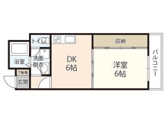 フロール神原の間取り画像