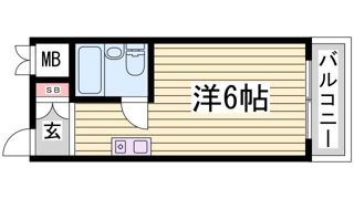 コスモメイト北野の間取り画像