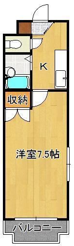 シャトレ井堀の間取り画像