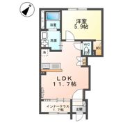 富里市七栄 アパートⅣ期新築工事の間取り画像