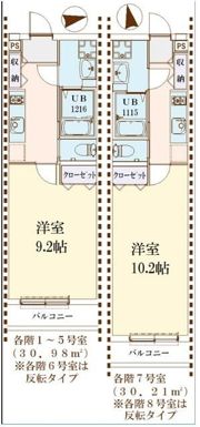 サンレジデンスの間取り画像