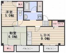 フレンズ東古松の間取り画像