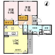 クレール桃山台の間取り画像