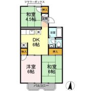 グリーンハイツ森安の間取り画像