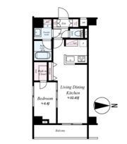 アレスグーテ北千住の間取り画像