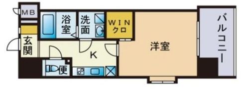 エンクレスト天神MERSの間取り画像