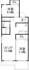 グランピリエの間取り画像