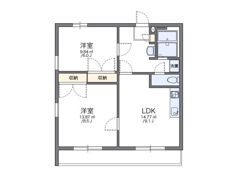レオパレスGREEN・VIEWの間取り画像
