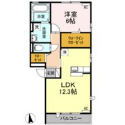 Ellis A棟の間取り画像