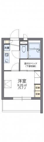 レオパレスグラッドⅡの間取り画像