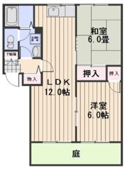 リベラル八幡Aの間取り画像