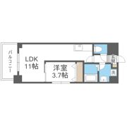 エクレレメディコ天六の間取り画像