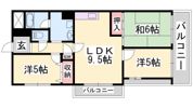 リバーサイド青谷の間取り画像