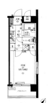 ライジングプレイス西横浜の間取り画像