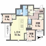セ・メルヴェイユの間取り画像