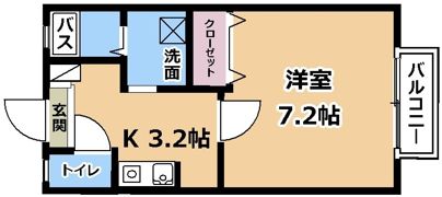 プリシェールキャッスルA棟の間取り画像