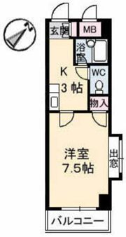 ファミーユ對重の間取り画像