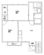 メゾン撫川1号棟の間取り画像