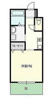 ハイツウエムラの間取り画像
